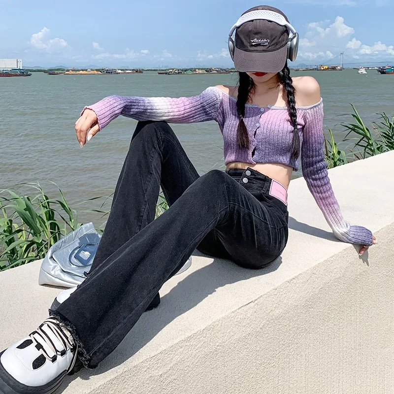 Coltiva te stesso Pantaloni cargo da donna Donna Look più sottile Coreano Dongdaemun Abbigliamento di alta qualità Pantaloncini comodi Jeans Acubi