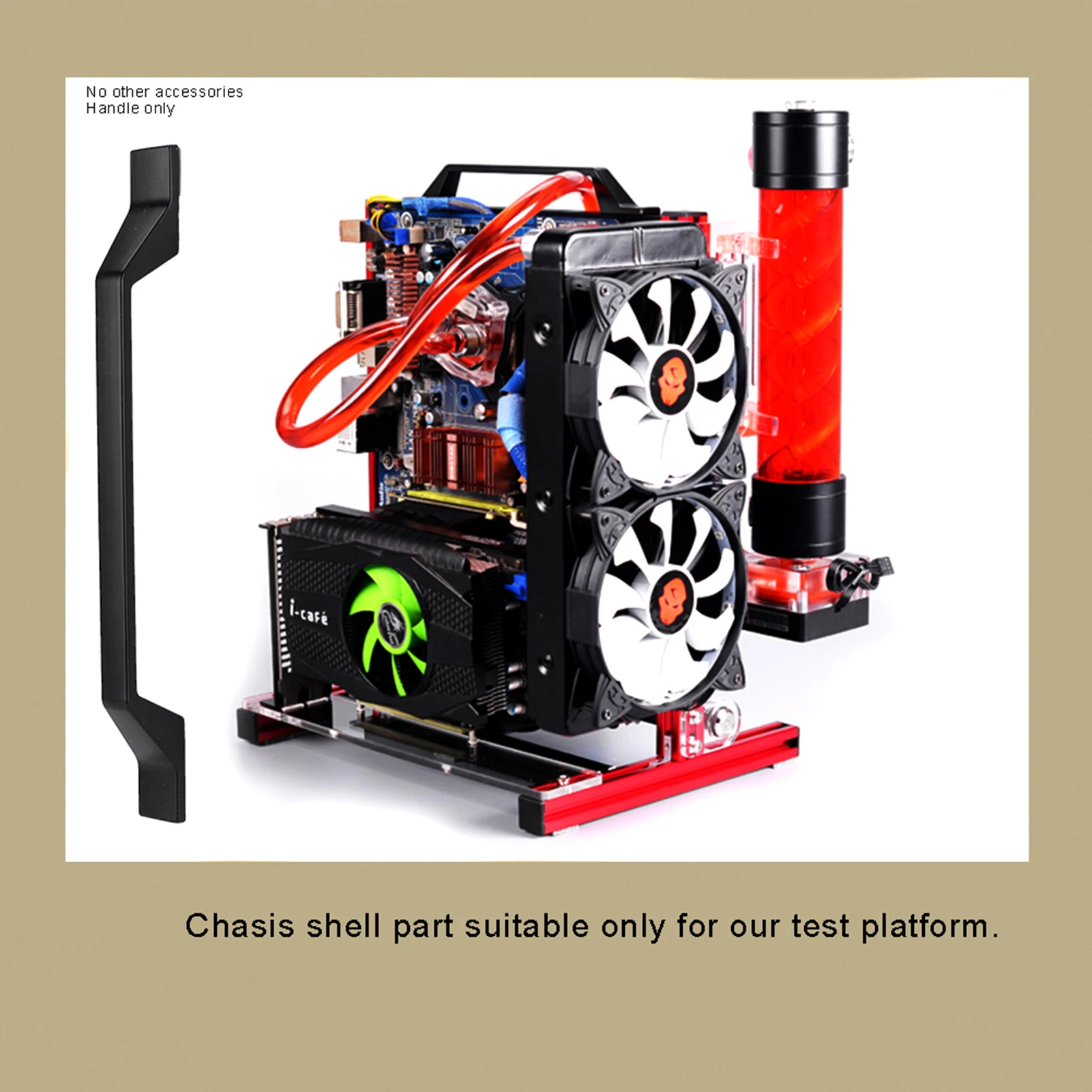 Aluminum Alloy Open Chassis Platform Handle for Computer Motherboard Chasis Shell Part Case Handle Chassis Case Open Chassis