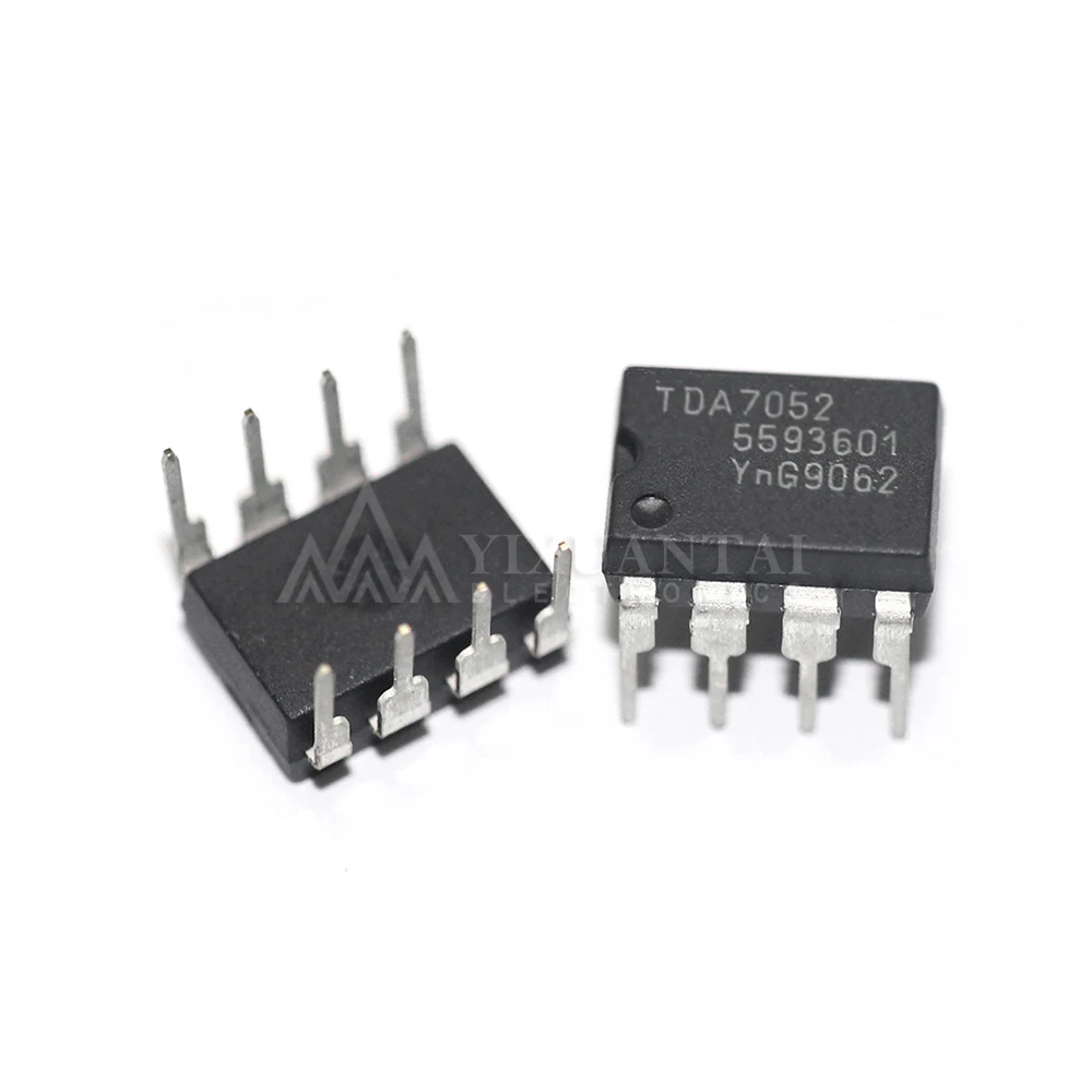 10pcs/lot Free shipping   TDA7052N  TDA7052  IC AMP CLASS AB MONO 1.2W 8DIP  New Original