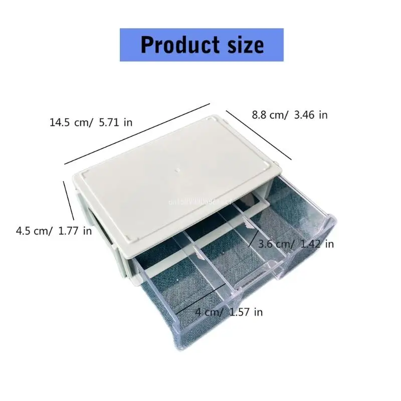 10Pcs Multi Drawer Bead Storage Unit Jewelry Sorting Case Stackable Beads Drawer Dropship