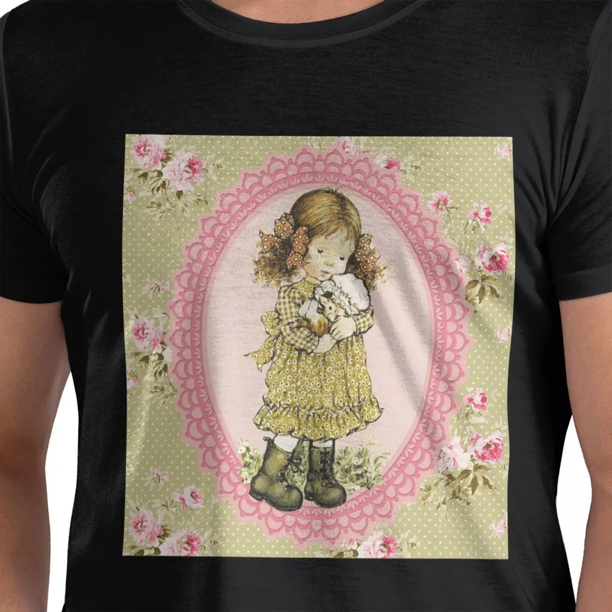 

Kawaii Sarah Kay футболка из 100% хлопка, мужские классические футболки, мужские футболки с круглым вырезом и коротким рукавом, S-6XL