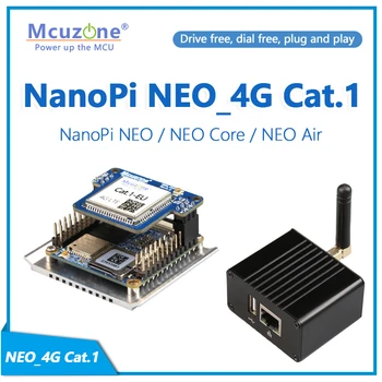 Módulo NanoPi NEO-4G Cat.1 LTE, NEO / NEO Core / NEO Air, sem drive |   discagem livre |   plug and play, Debian