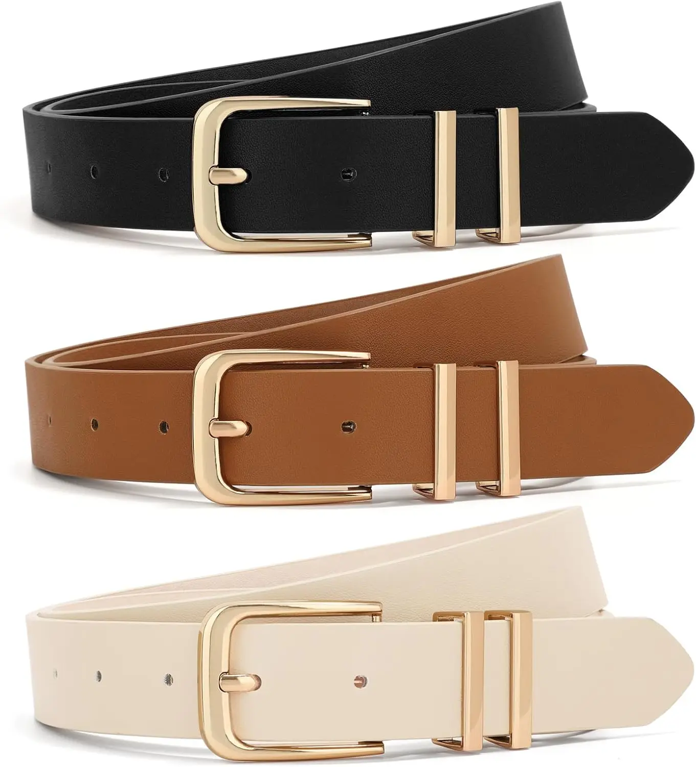 3-pack-women-belts-for-jeans-dresses-pants-ladies-leather-waist-belt-with-gold-buckle