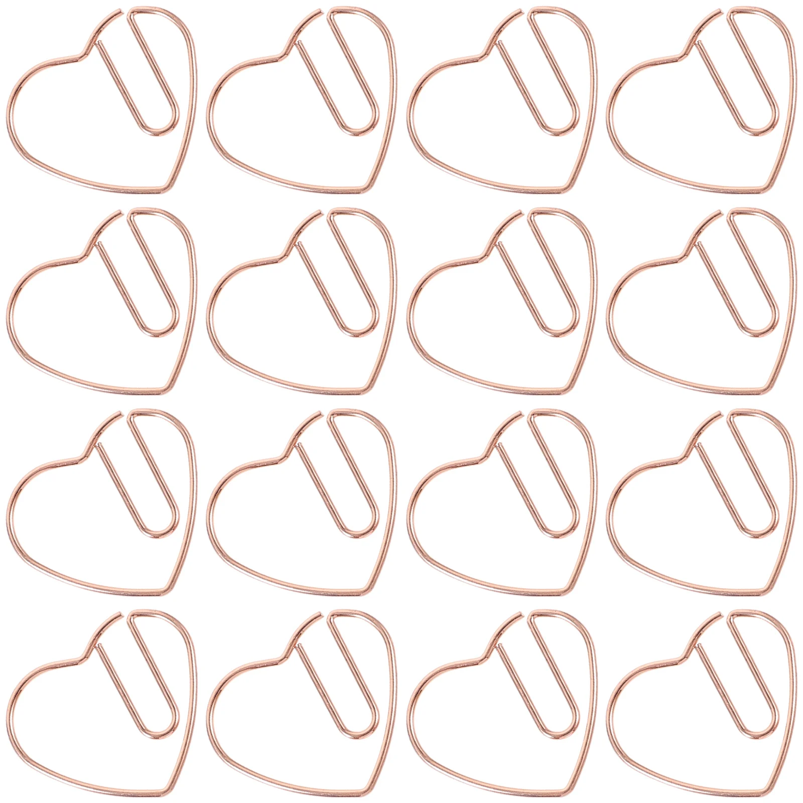 

Size Love Heart Paper Clip Scrapbooking Bookmark Folder Clips Decorative Paperclips Work