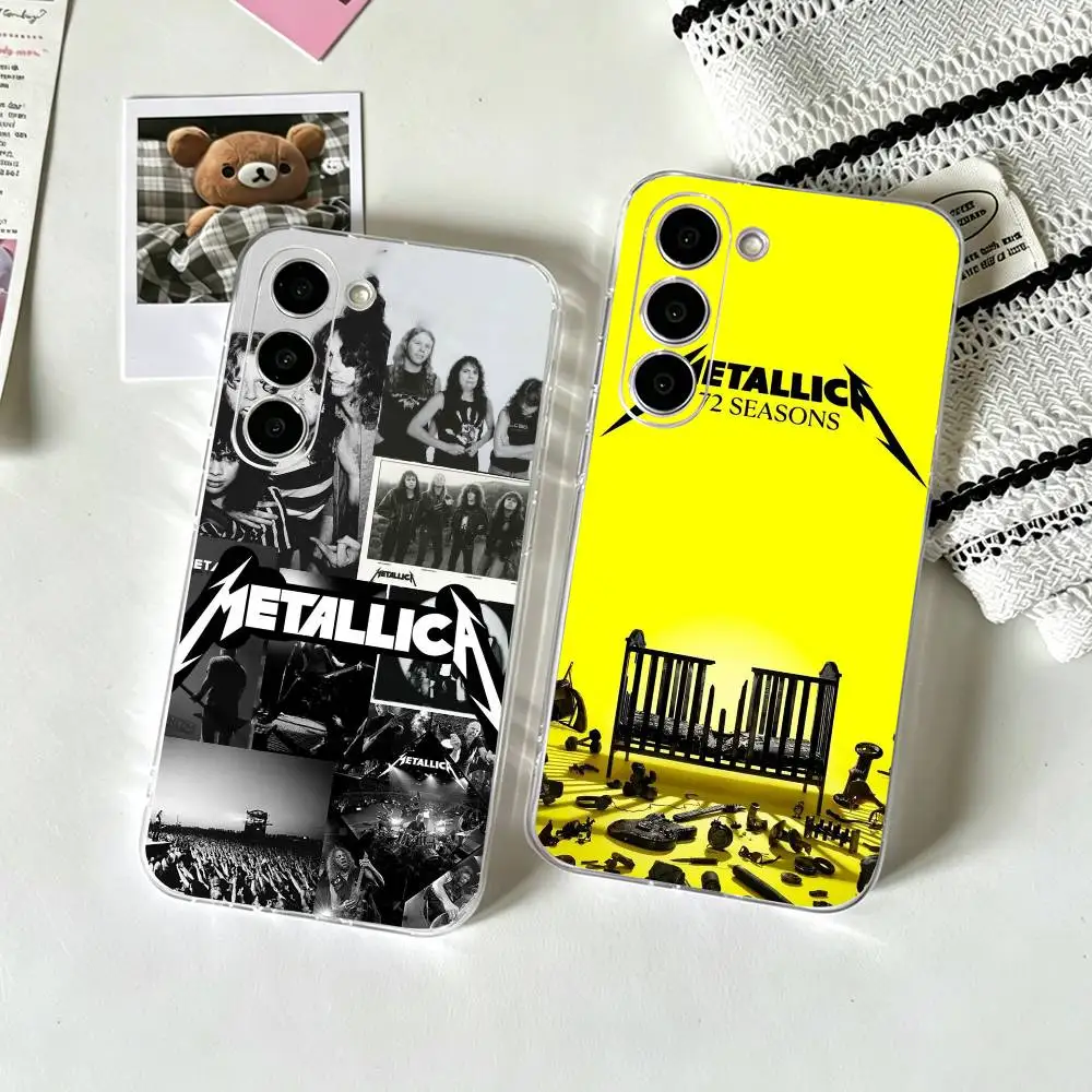 

Band 72 S-Seasons M-Metallica Phone Case For SamsungA10,12,20,21S,30,31,40,50,51,52,70,71 Transparent Cover