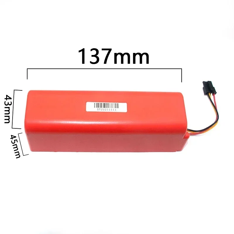 9 Original Replacement Battery BRR-2P4S-5200D for XIAOMI 1S 1ST Roborock SDJQR01RR Sweeping Mopping Robot Vacuum Cleaner 6500mAh image 2