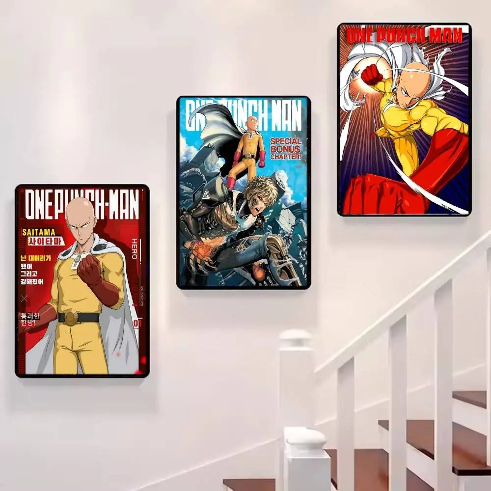 1PC Anime One-P-Punch Man Posters HD Print Vintage Wall Art Decor for Home Study Room - view 5
