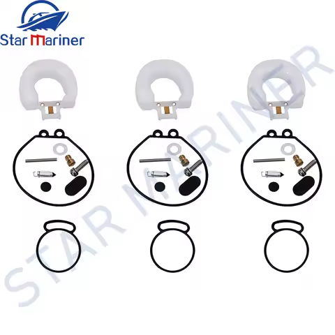 6J8-W0093-02 Carburetor Repair Kit For Yamaha Outboard Motor 2T 25HP 30HP 3Cly 6J8-W0093 6J8-W0093-02-00 Boat Engine Replaces
