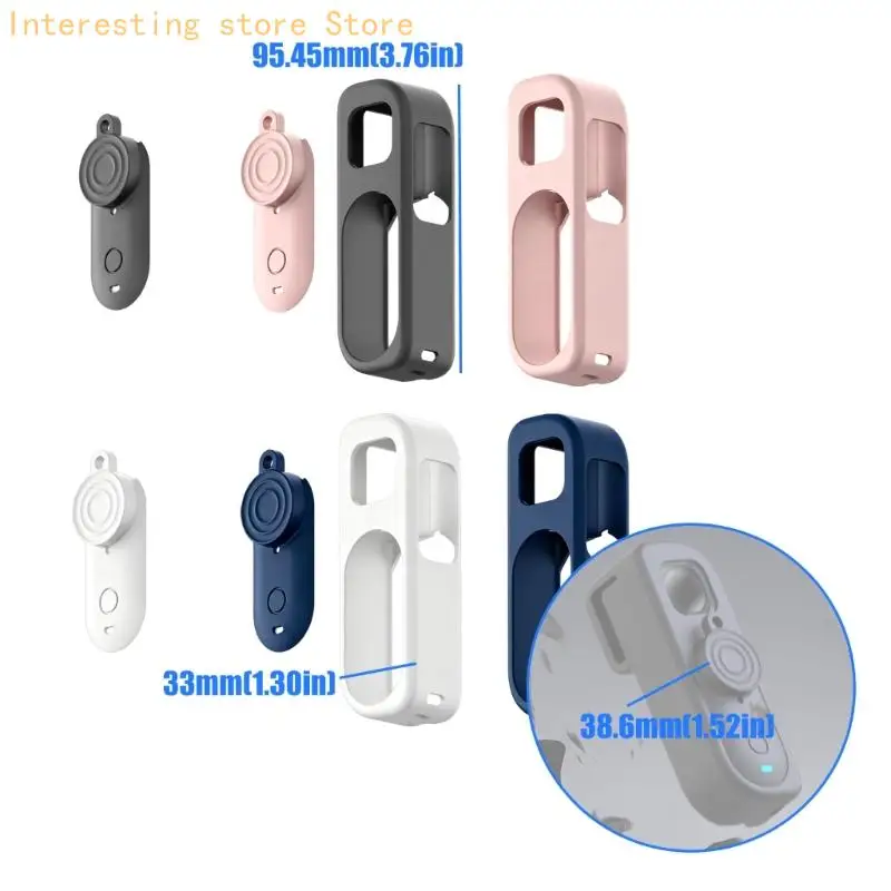 Umlaufender Silikon-Kameraschutz für GO 3S Retro Bundle, Softcover-Schutz für unterwegs, zum Fotografieren und Tragen 55KC – Detail 6