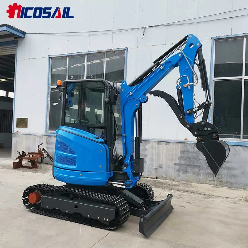 Mini excavadora sobre orugas para pavimentación residencial: precio barato y envío gratis duradero