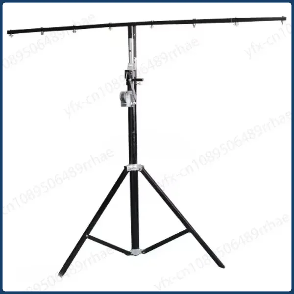 4.5 M T-Type Thickened Hand Bracket Stage Lighting Single Layer Rack with Horizontal Arm Photoflood Lamp Par Light