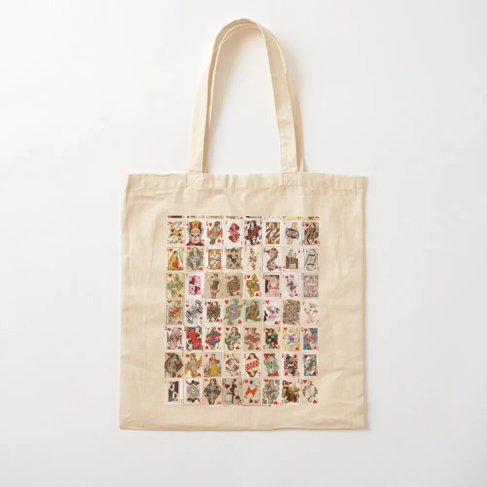 

Queen of Hearts Tote Bag Women's shopper bag Shopping bags tote bags cloth bags Canvas Tote Bag