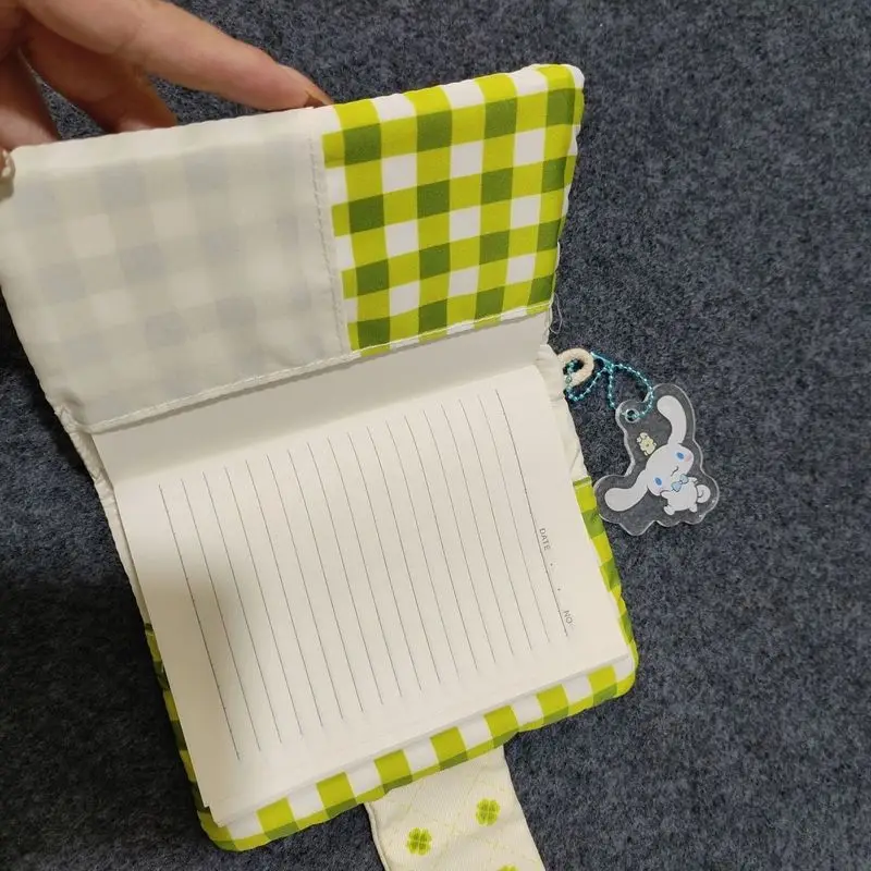 A6 Handmade Four Leaf Clover Book Jacket Original Book Cover Portable Ledger, Notepad, Diary Protective Case