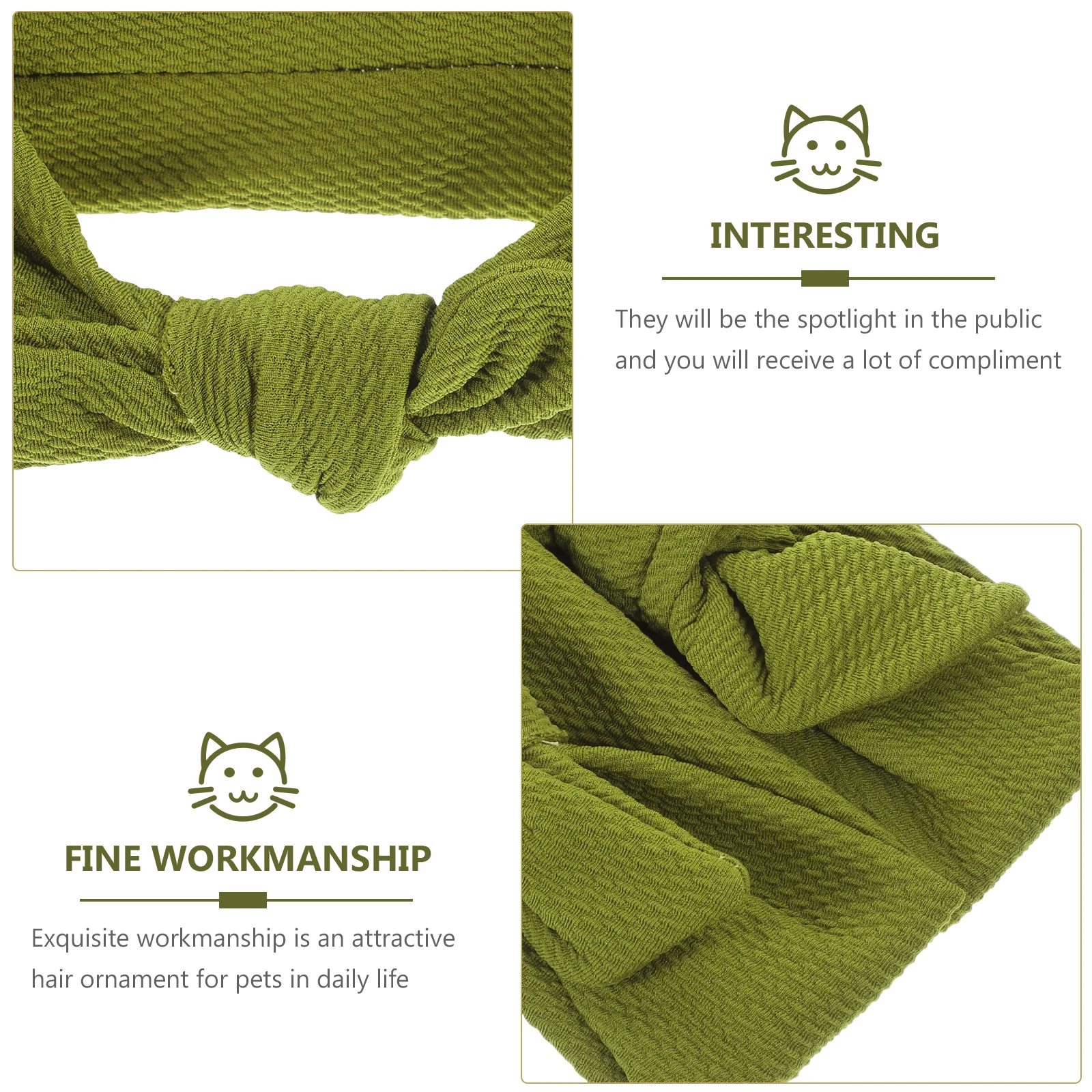 

2Pcs Pet Bow Headdress Elastic Dog Headb s Hair Supplies Lightweight Small Bows Cloth Puppy Decoration Holiday Party Accessories