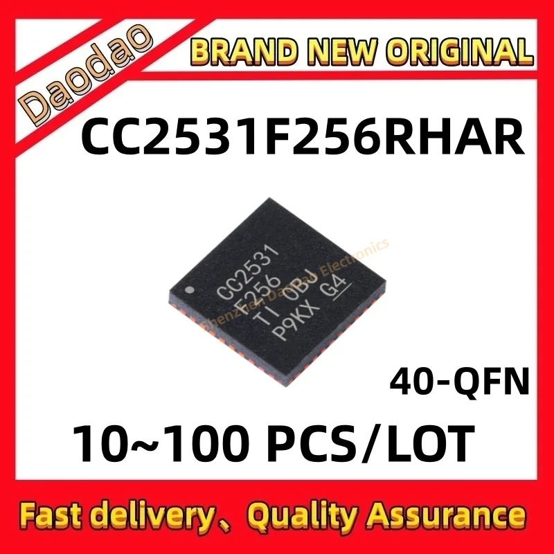 

Quality Brand New CC2531F256RHAR CC2531F256 CC2531F CC2531 IC RF TXRX IC MCU Chip 40-QFN