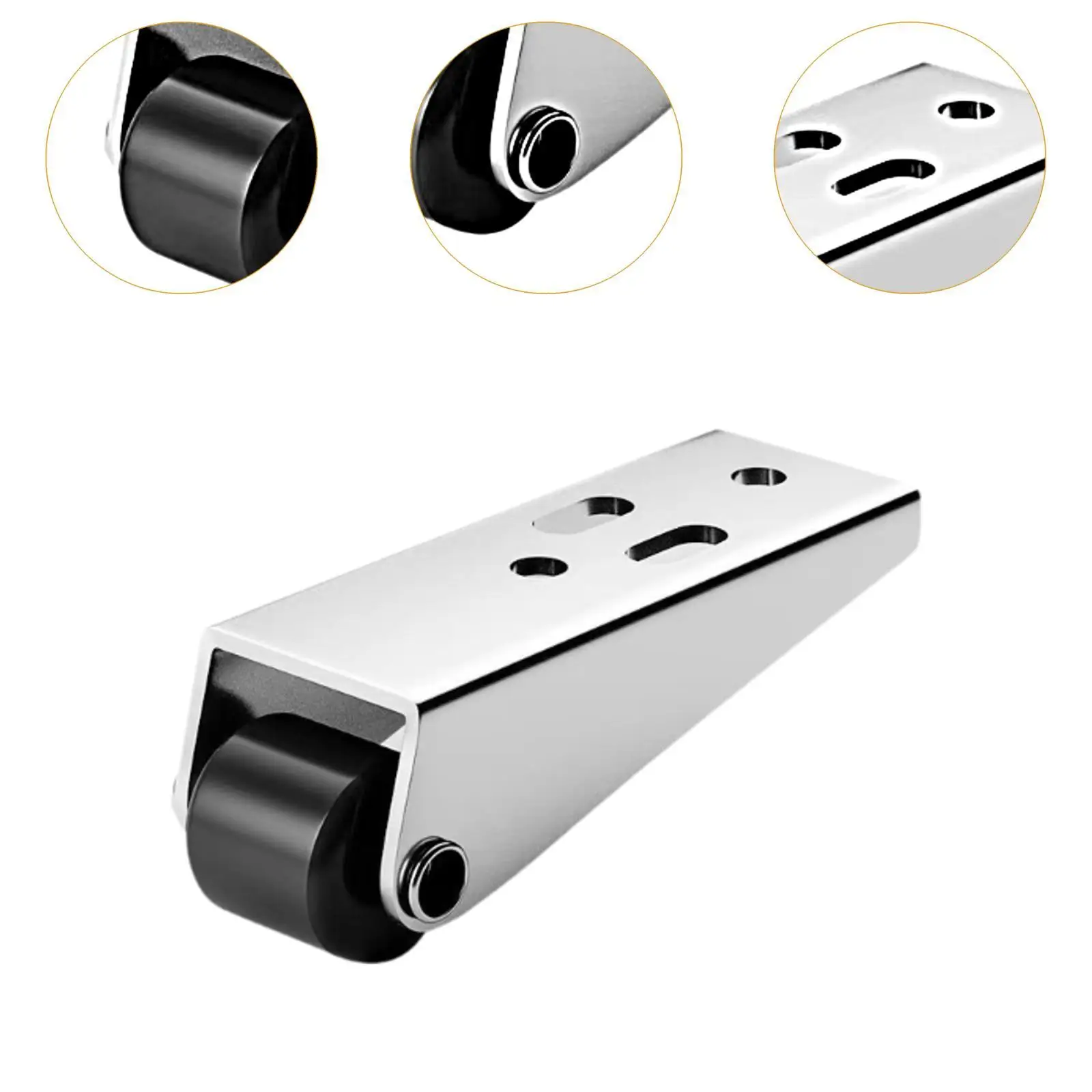 10Pcs Directional Caster Wheels Easy to Install Heavy Duty Fixed Casters