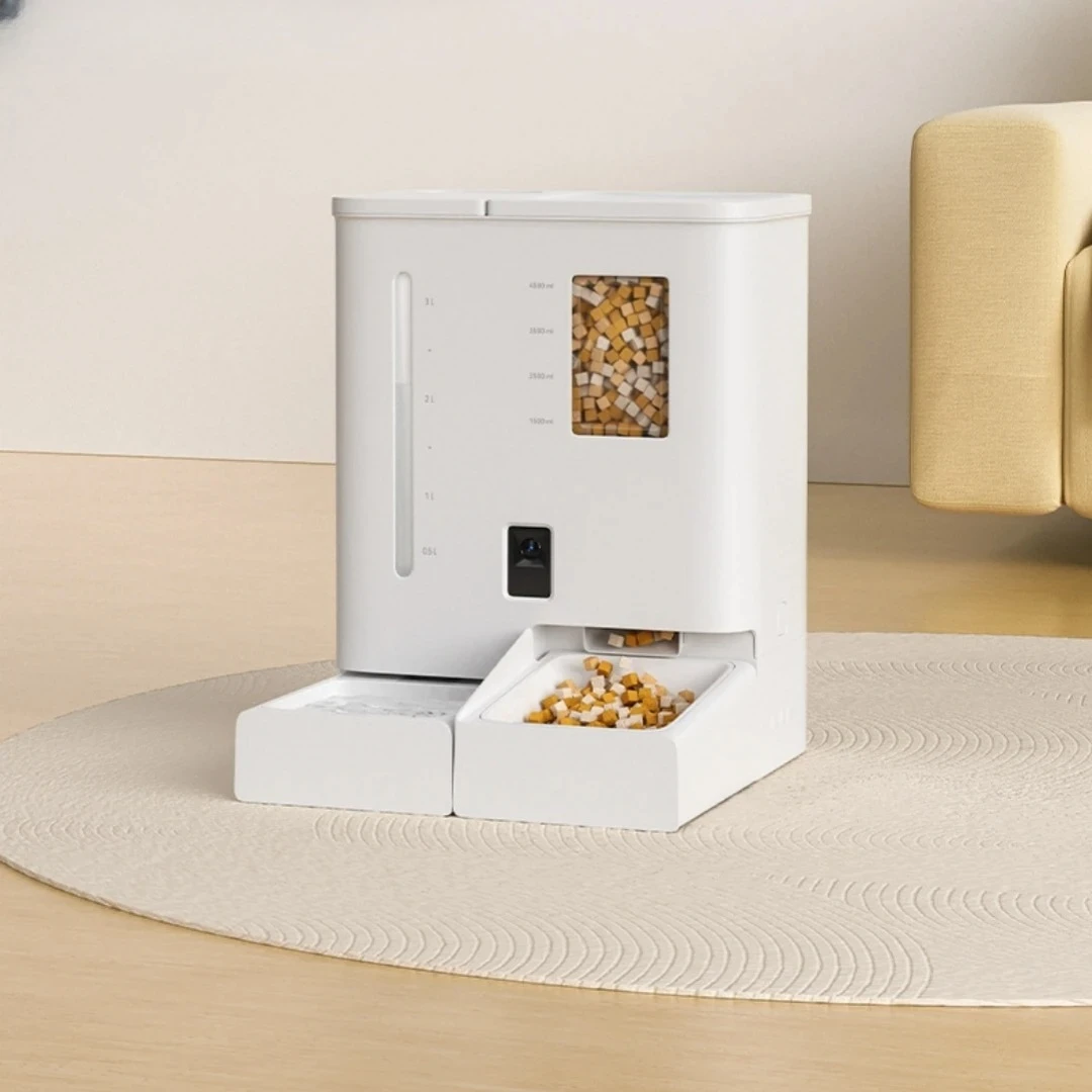Smart Self-Cleaning Pet Feeder with Portion Control and Health Monitoring for Dogs and Cats