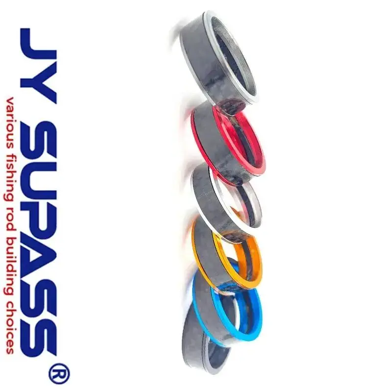 jy-supass-5-pcs-r6-haste-enrolamento-verificacao-reparacao-vara-de-pesca-super-leve-para-vara-de-pesca-personalizada-parte-de-aluminio