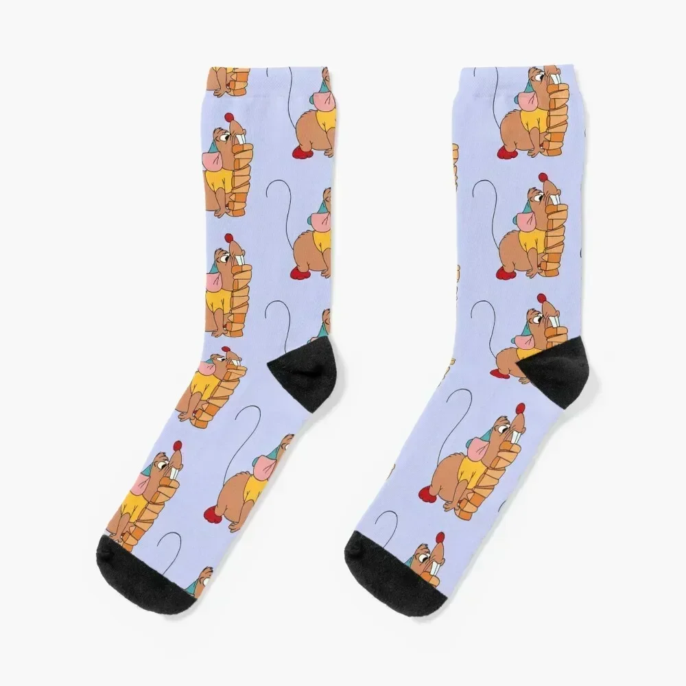 

Gus Gus carrying cheese Socks custom compression Christmas man Socks Woman Men's