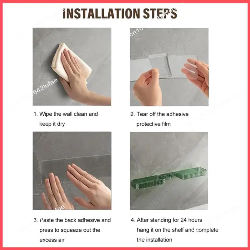 

B52C Многофункциональная настенная вращающаяся угловая полка для хранения, вращающаяся на 180 градусов клейкая настенная полка для хранения C Durabl