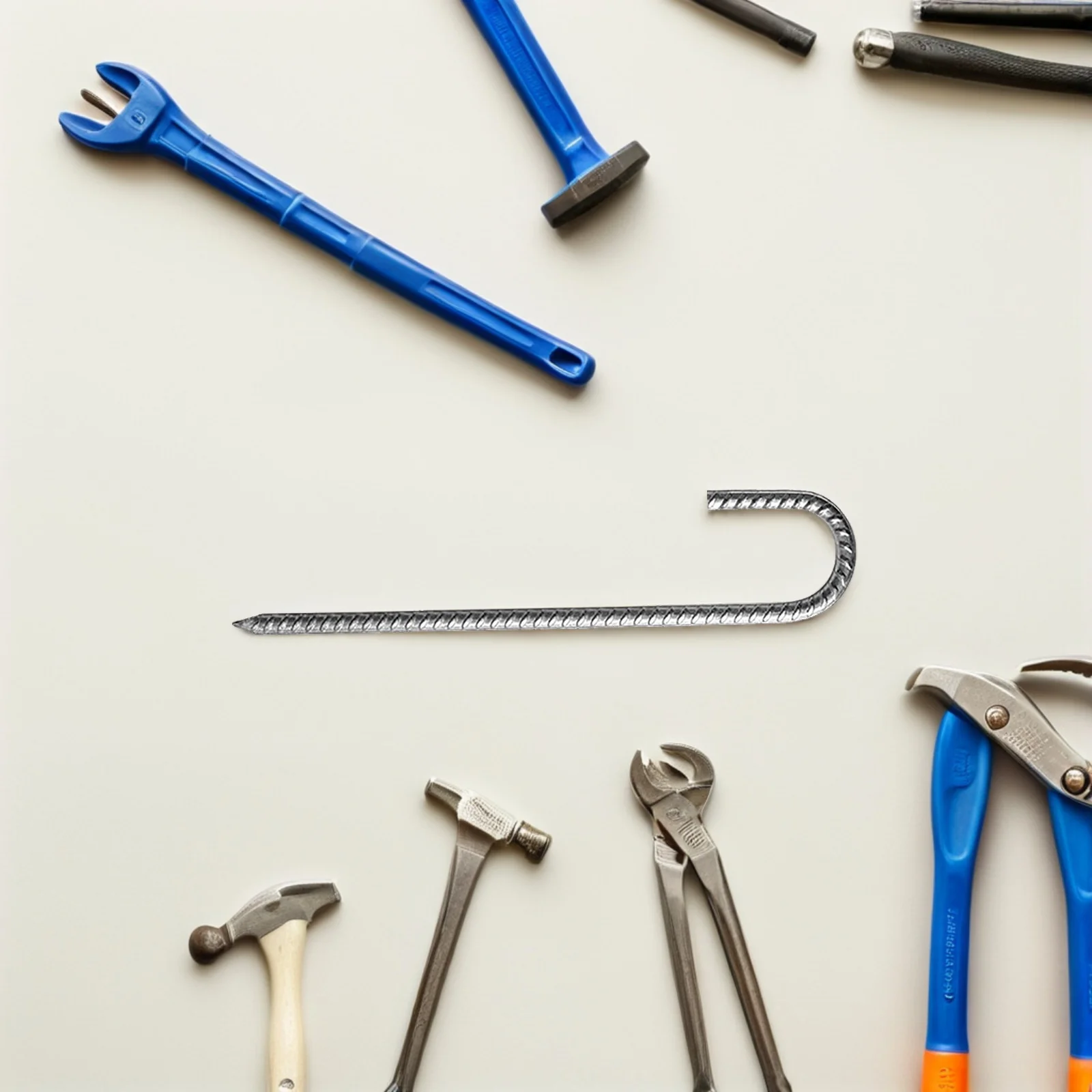 Verhindern Sie das Umdrehen beim Einsatz. Trampolinpfahl. Robuste Zelt-Bodennägel für Zäune. Schaukelsätze. Trampolinpfahl