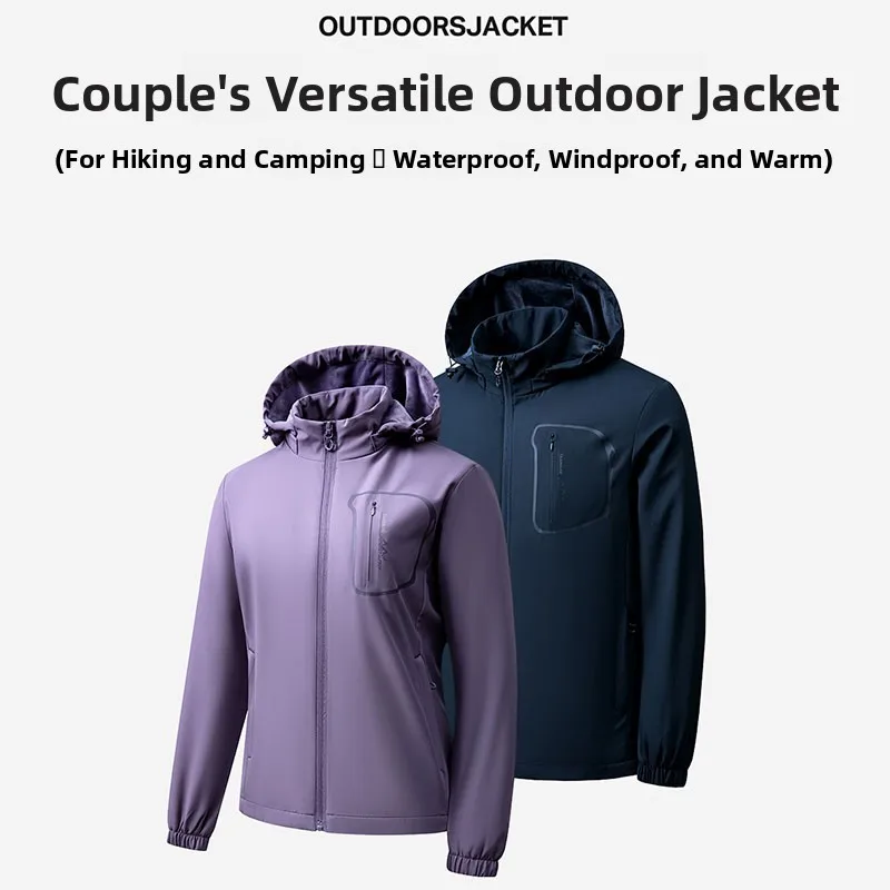 

Trade King Profional Outdoor Fce Lined Warm Autumn Winter Men's Hooded Jaet Coat Polyester Fiber Long Sve Regular ...