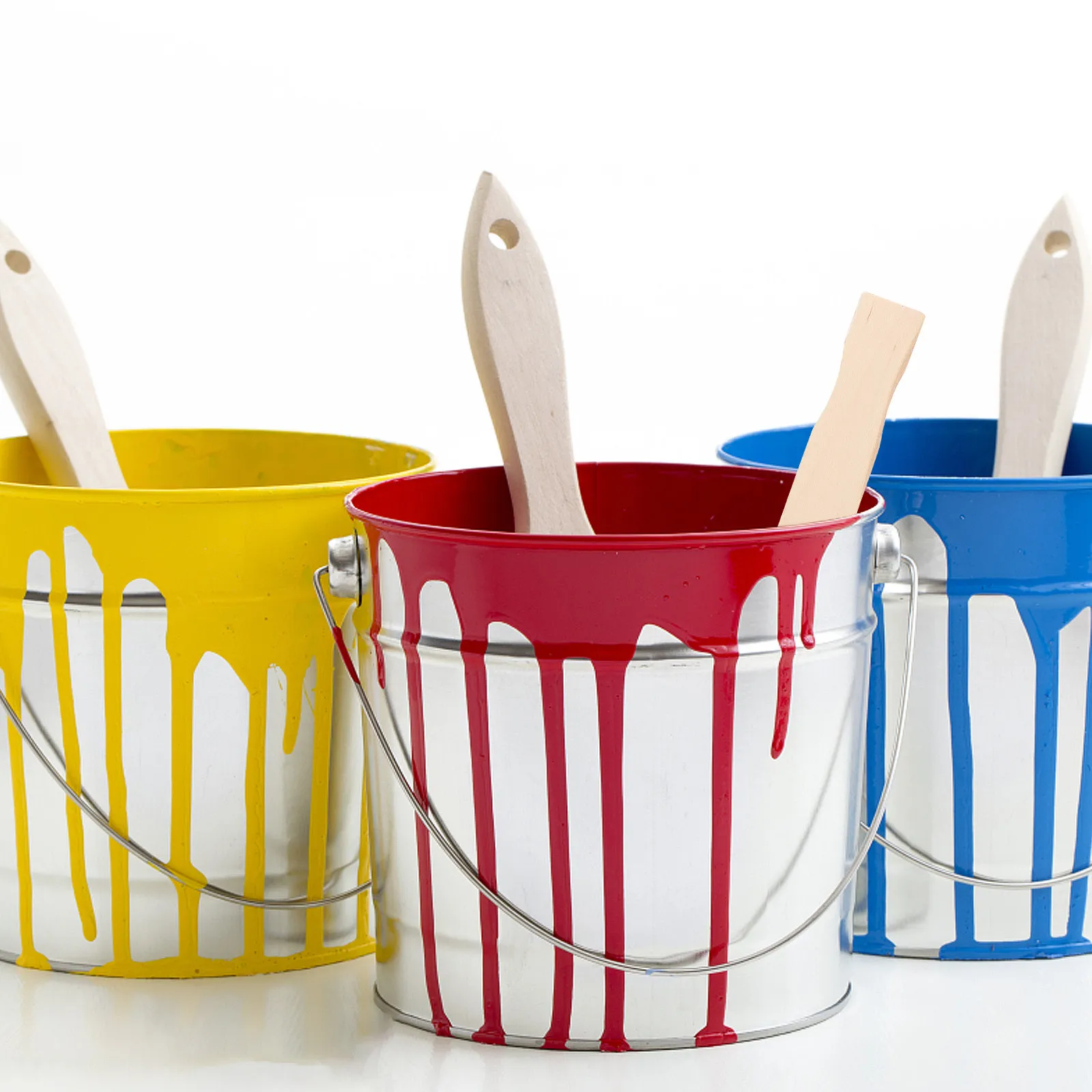 30Pcs Paint Stirring Stick Heavy-Duty Reusable Plastic Mixing Rod for DIY Home Renovation Painting Projects Manual Stir Tool