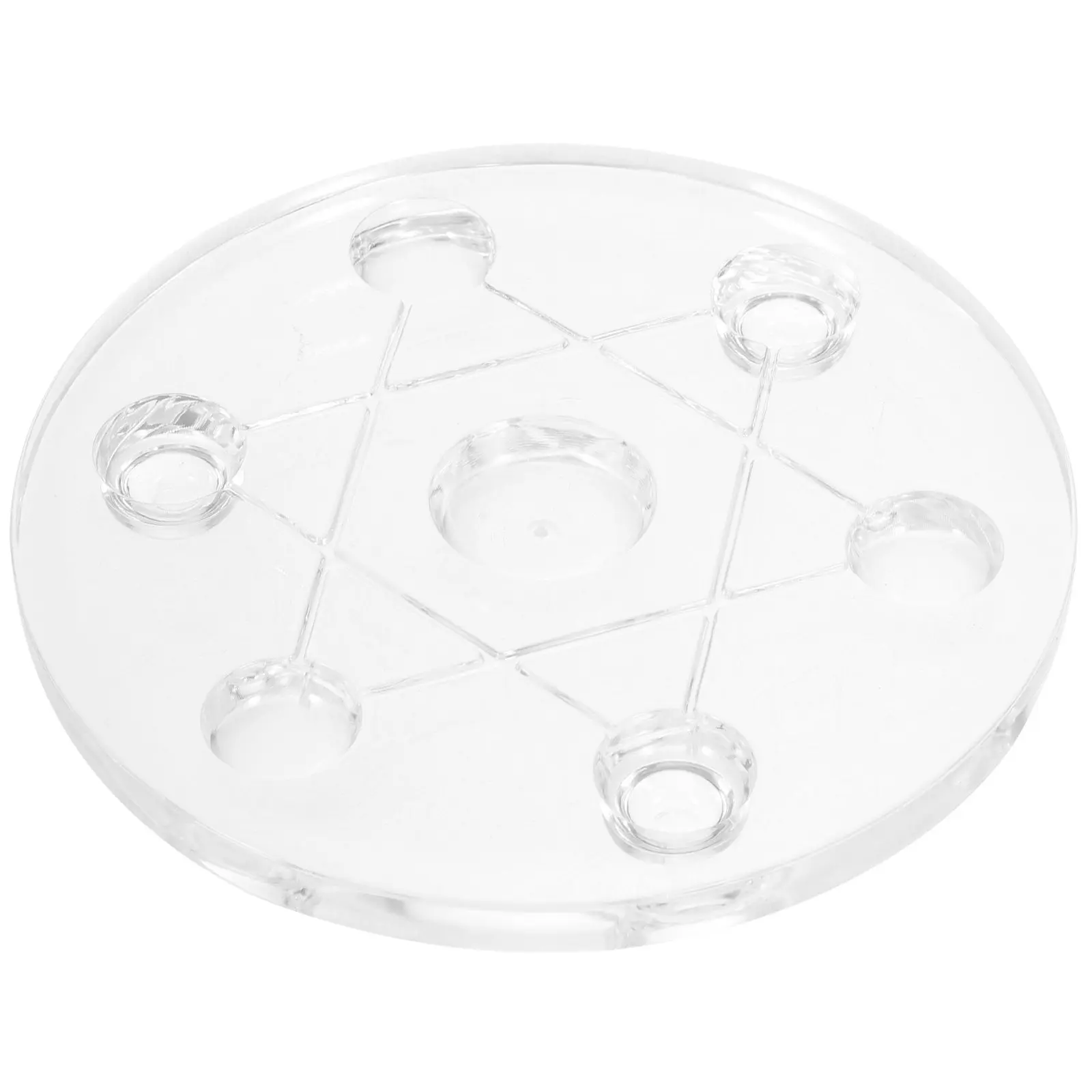 Seven-Star Array Crystal Ball Acrylic Stand Decorative Display Holder Home Ornament Sphere Ball Rack Desktop Decoration Acrylic