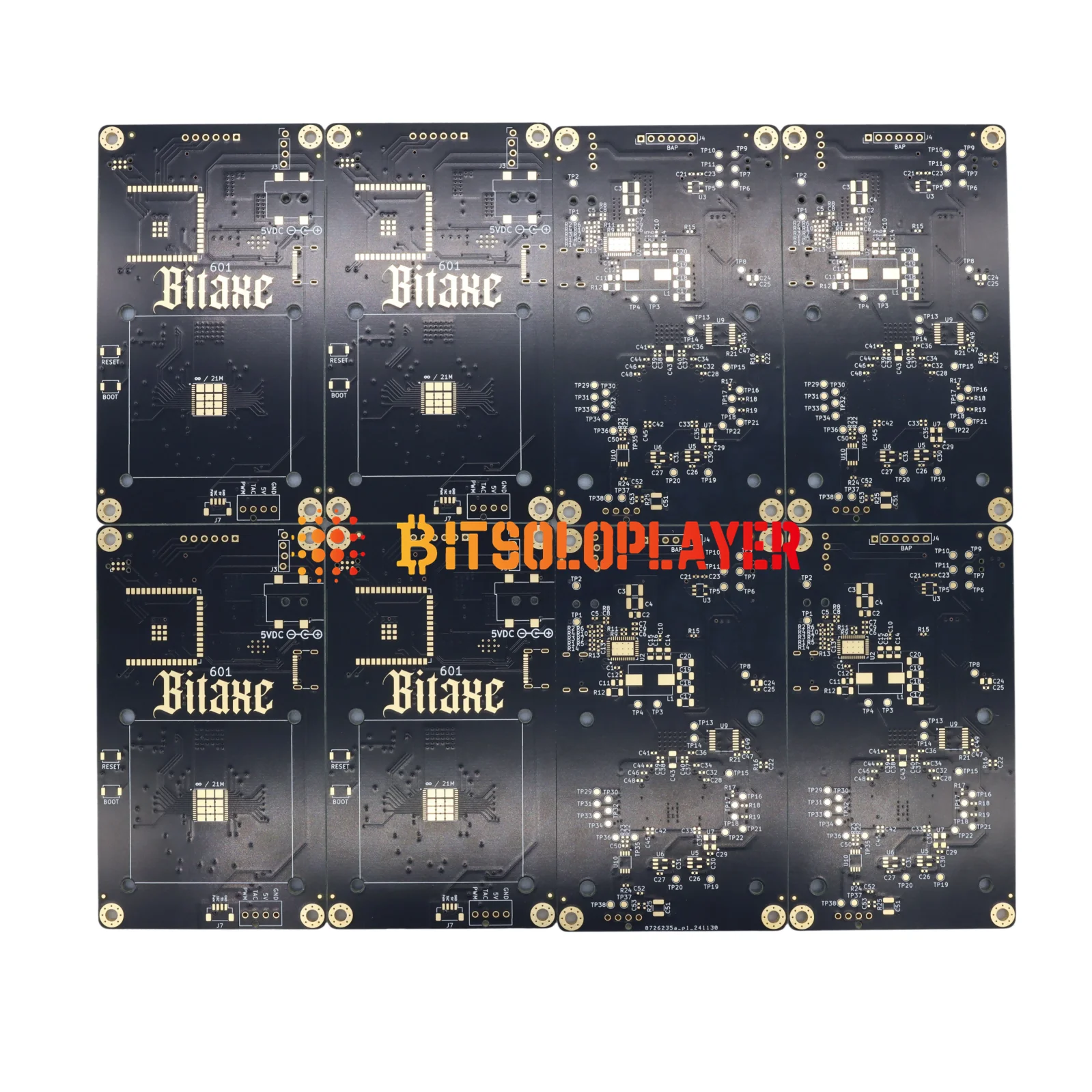 Placa PCB banhada a ouro para Bitaxe Gamma 601