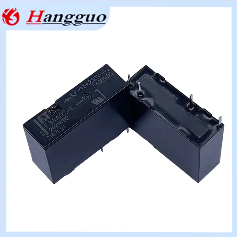5Pcs/Lot Original F3AA005E F3AA012E F3AA024E 5A A set of normally open 4-pin 5V 12V 24V power relays