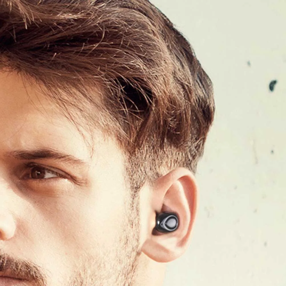 

Wireless Headset Headphones in Ear Mini Earpiece Earphones Private Model