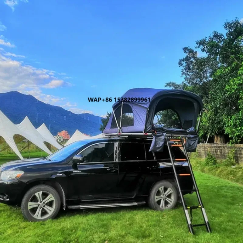 4WD Off-road High Quality Soft Shell Lightweight Four-Season Waterproof Quick-Open Roof Top Tent for Camping Overland SUV