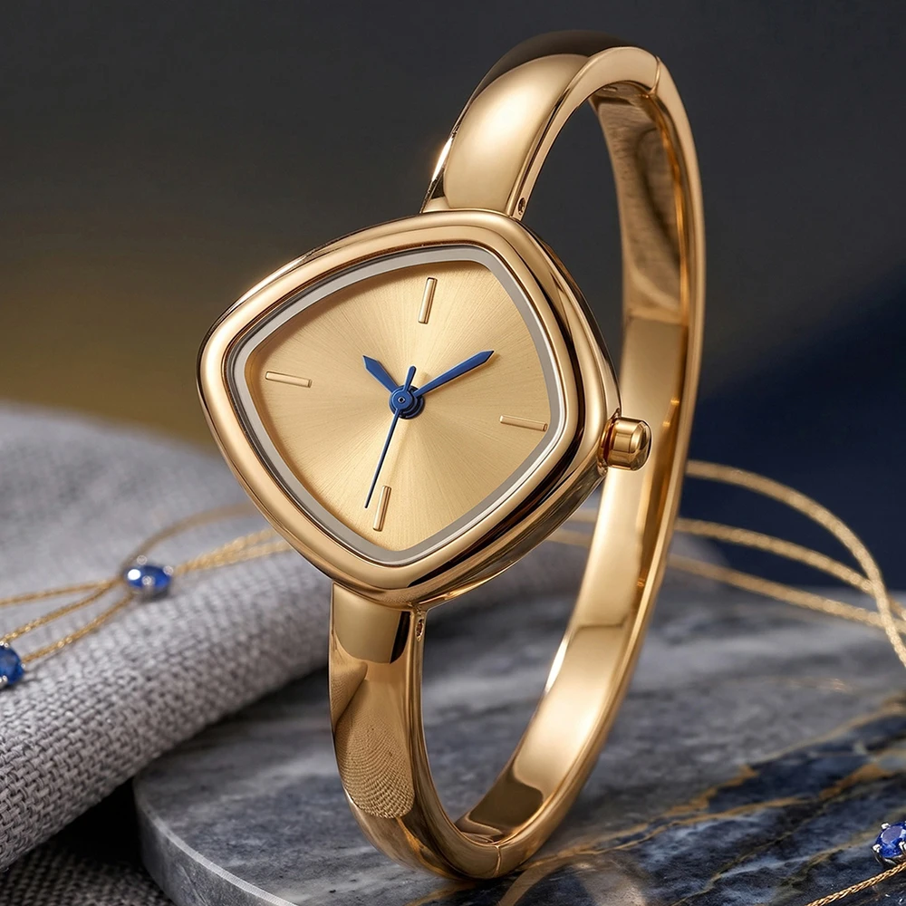 1Pc Unisex Jewelry Watch Women's Wristwatch Accessories Gold Fashion Business Elegant Classic Exquisite Retro Light Luxury Bracelet Y2K Party Gathering Daily Wear Birthday Holiday Gift Travel Vacation Music Festival Perfect Gift