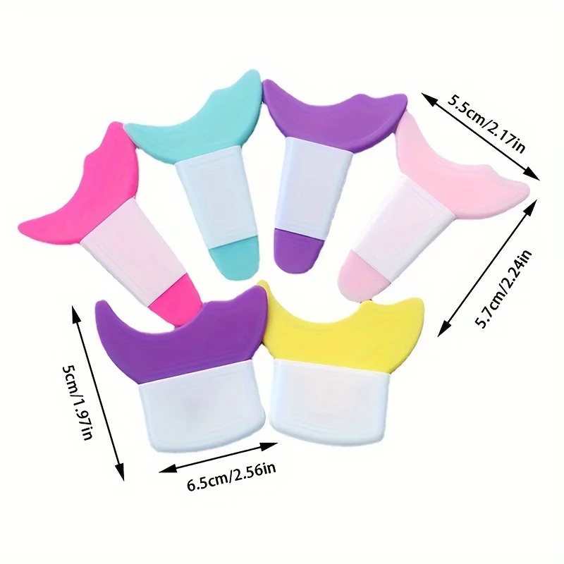 多機能シリコーンまつげアイライナーバッフルアイシャドウアイライナー補助初心者用再利用可能なメイクアップツール口紅描画補助