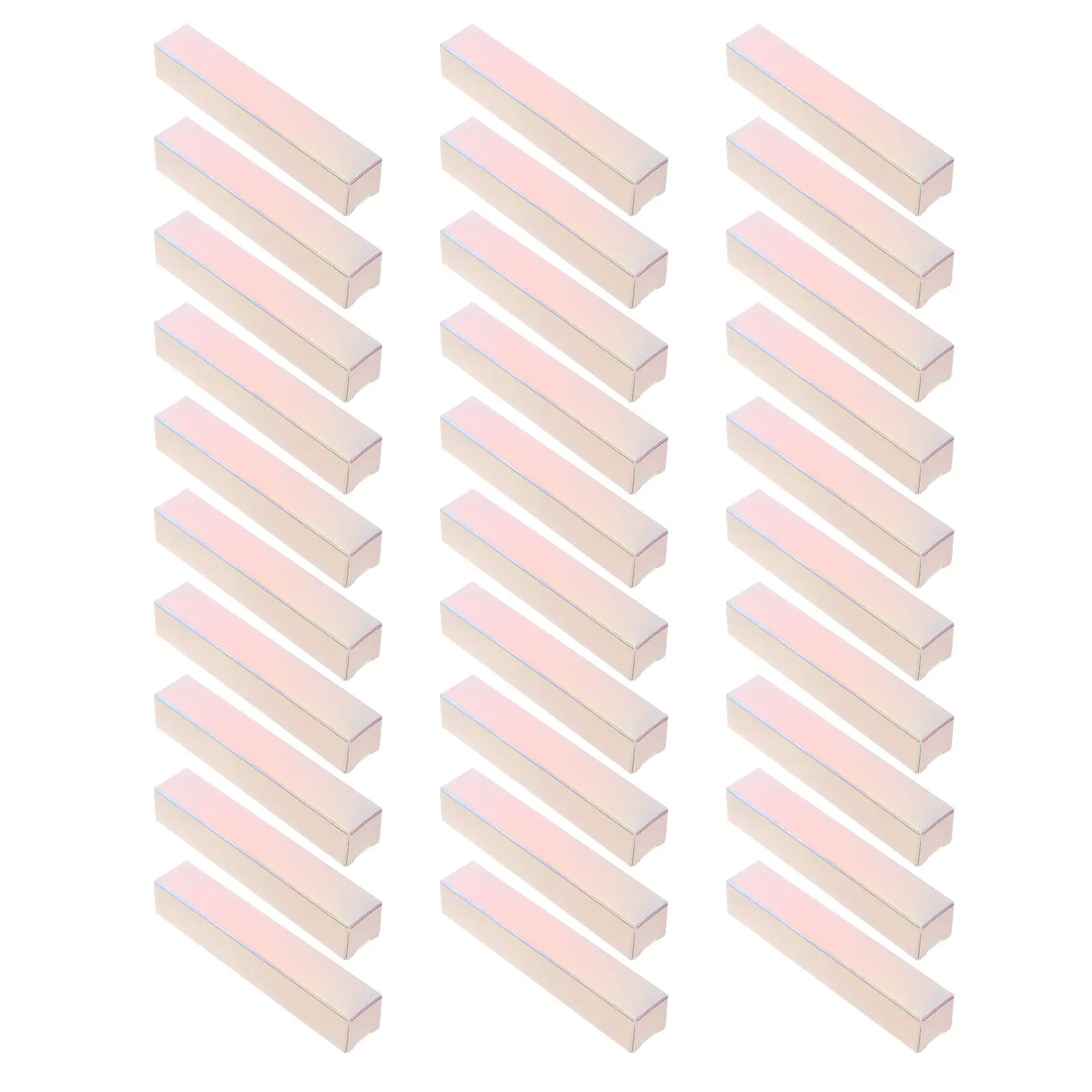 50 قطعة صناديق التعبئة والتغليف ملمع الشفاه قسط ورقة فارغة صندوق أحمر الشفاه تخزين قابل للطي لكريم أحمر الشفاه ملمع الشفاه #1