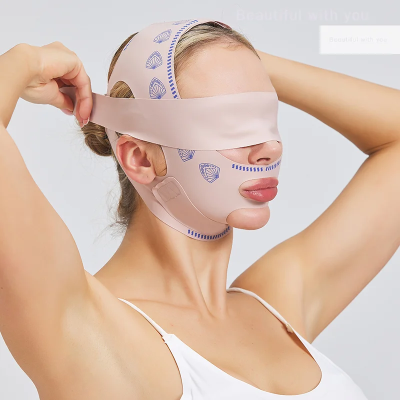 Women Chin Cheek Face Slimming Bandage Lift Up Belt Bilayer V Line Face Shaper Facial Anti Wrinkle Strap Skin Care Beauty Tools