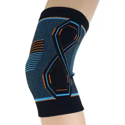 1PC ciclismo bodybuilding nylon sollievo dal dolore articolare palestra compressione ginocchiera allenamento supporto ginocchio ginocchiere manica ginocchio lavorata a maglia