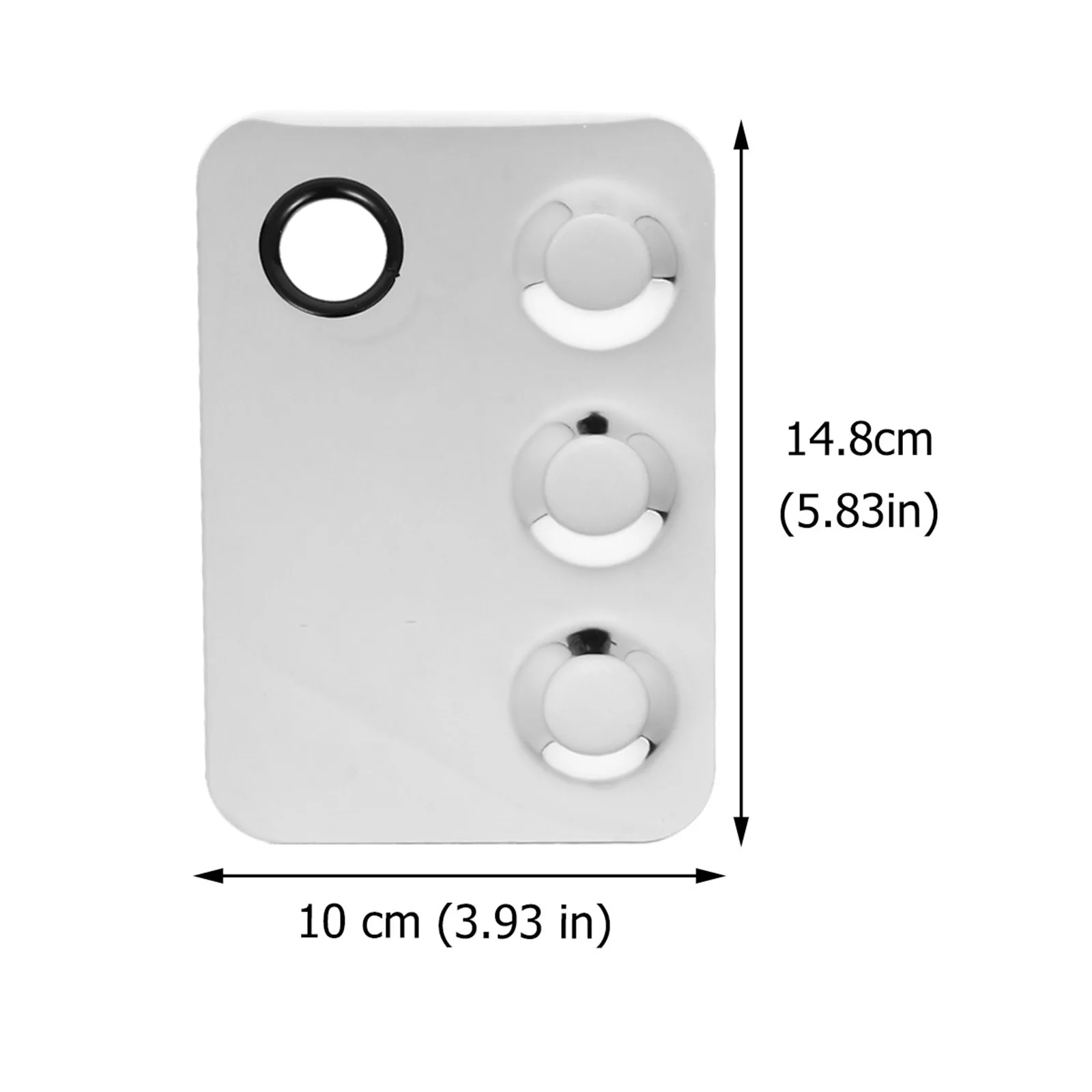네일 아트 폴리쉬 메이크업 파운데이션 립스틱 DIY 뷰티 도구 매니큐어용 스테인리스 팔레트 3개