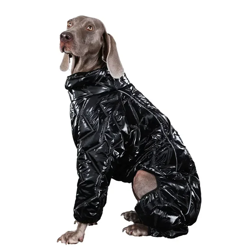 Vestiti per cani di grandi dimensioni Cappotto invernale imbottito spesso per animali Labrador Doberman Golden Retriever Vestiti Accessori per cani Ropa Para Perro