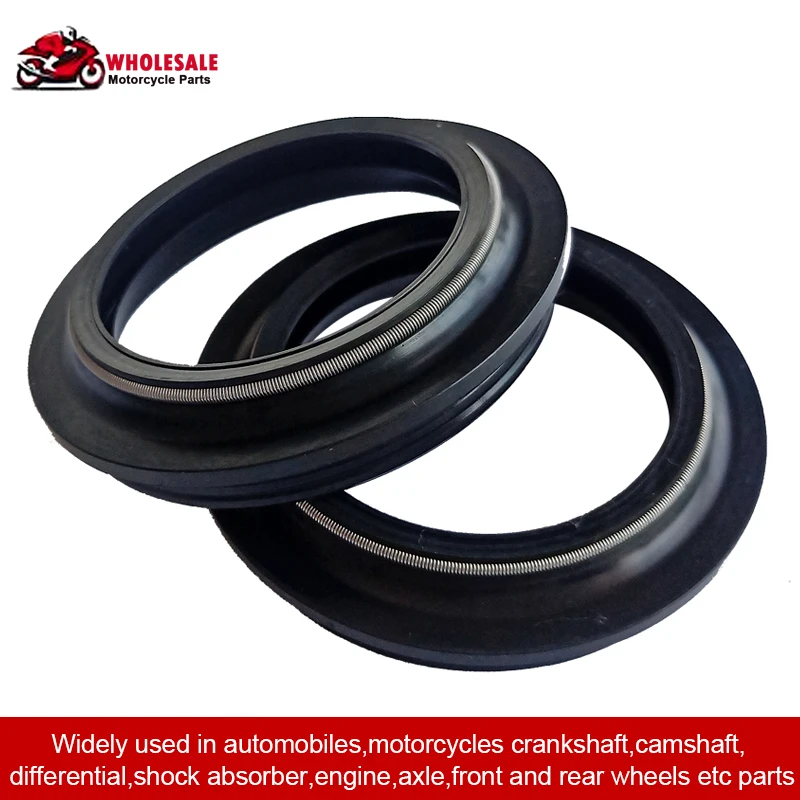 33x43x10.5 33*43*10.5 Rubber Motorcycle Front Shock Fork Damper Shaft Oil Seal Bar Retainers 33 43 33x43 33*43 Dust Cover Lip