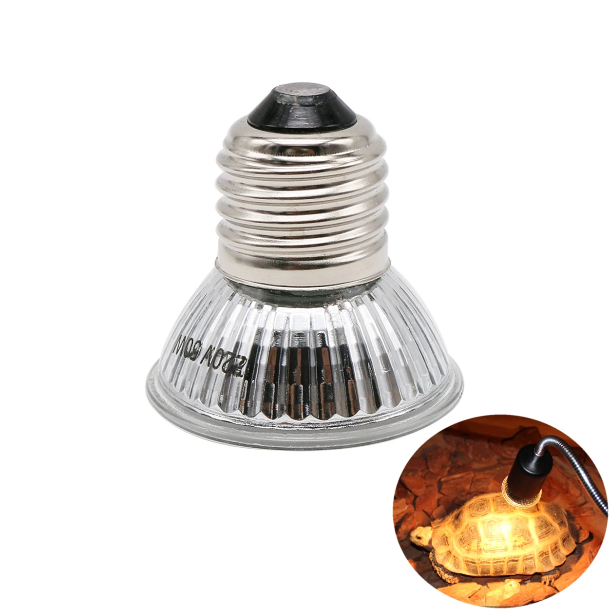 1 pc E27 Screw Thread 25/50/75W UVA Pet Heat Lamp Bulb Turtle Snake Basking Light Bulbs Amphibians Lizards Reptile Heating