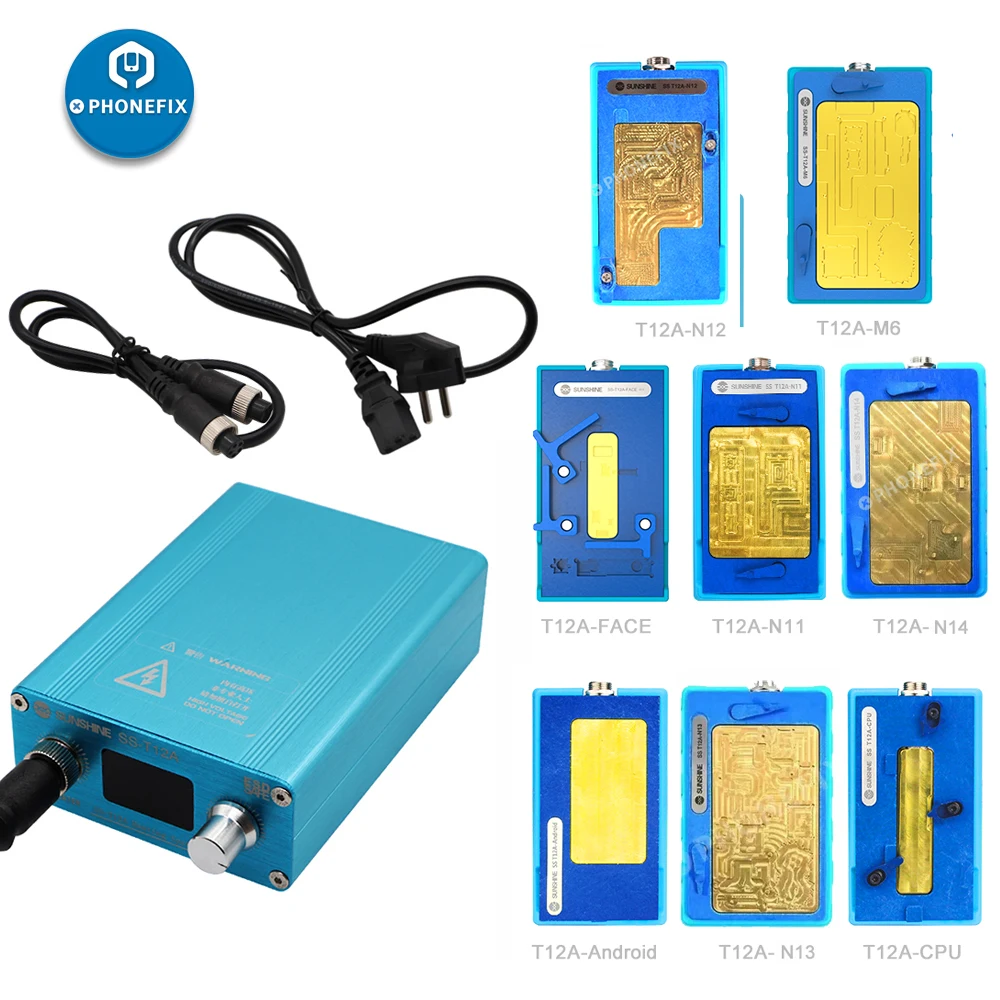 SS-T12A Motherboard CPU Pre-Heating Rework Station Desoldering Heating Disassembly Platform Rapid Separation For IPhone X 11 14