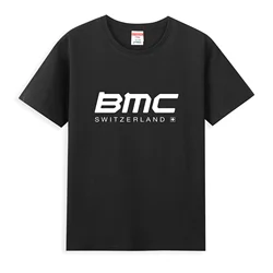 2024 Men T Shirt Casual Bmc Logo T-shirt Graphic Oversized Sports Tops Breathable Comfortable Streetwear S-3XL Cool Tee