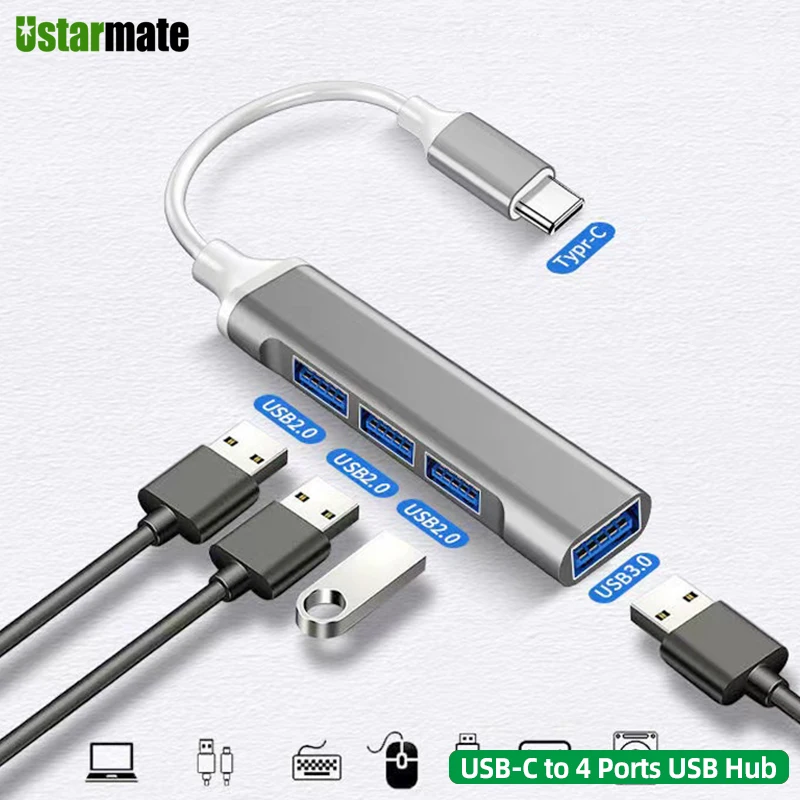 

Usb C to Hdml Converter Adapter Type c to HDMI-compatible USB 3.0 Type C Adapter Type-C Aluminum For MacBook Pro Air Huawei Mate
