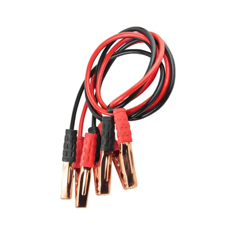 Auto-Notfallzubehör-Set: 500A Starthilfekabel mit Krokodilklemmen, doppelseitig mit Klemmen und Clips – Detail 1