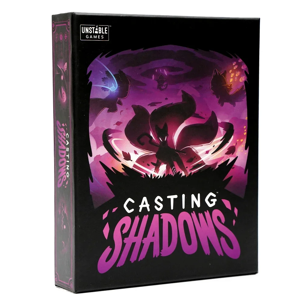 Unstable Games | Casting Shadows | Card Game | Ages 12+ | 2-4 Players | 30-60 Minutes Playing Time