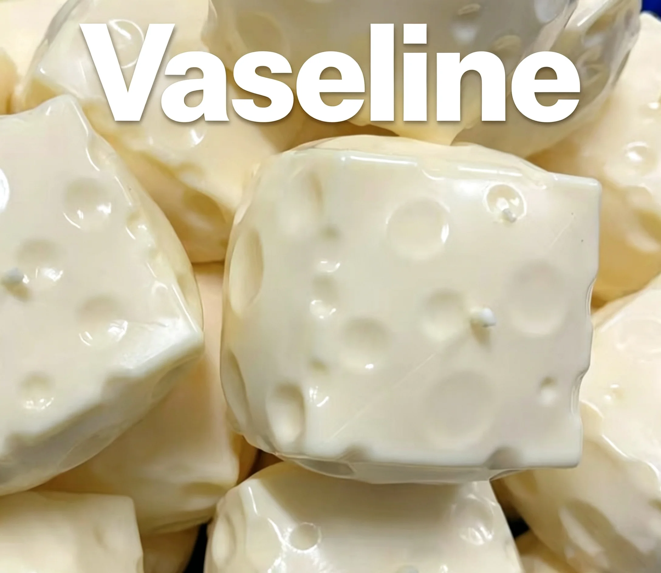 Jumbo Cheese Squishy Vaseline Filled Super Soft Stretch Fidget Toy ASMR Squeeze Toy Stress Relief ADHD Desktop Prank Sensory Toy