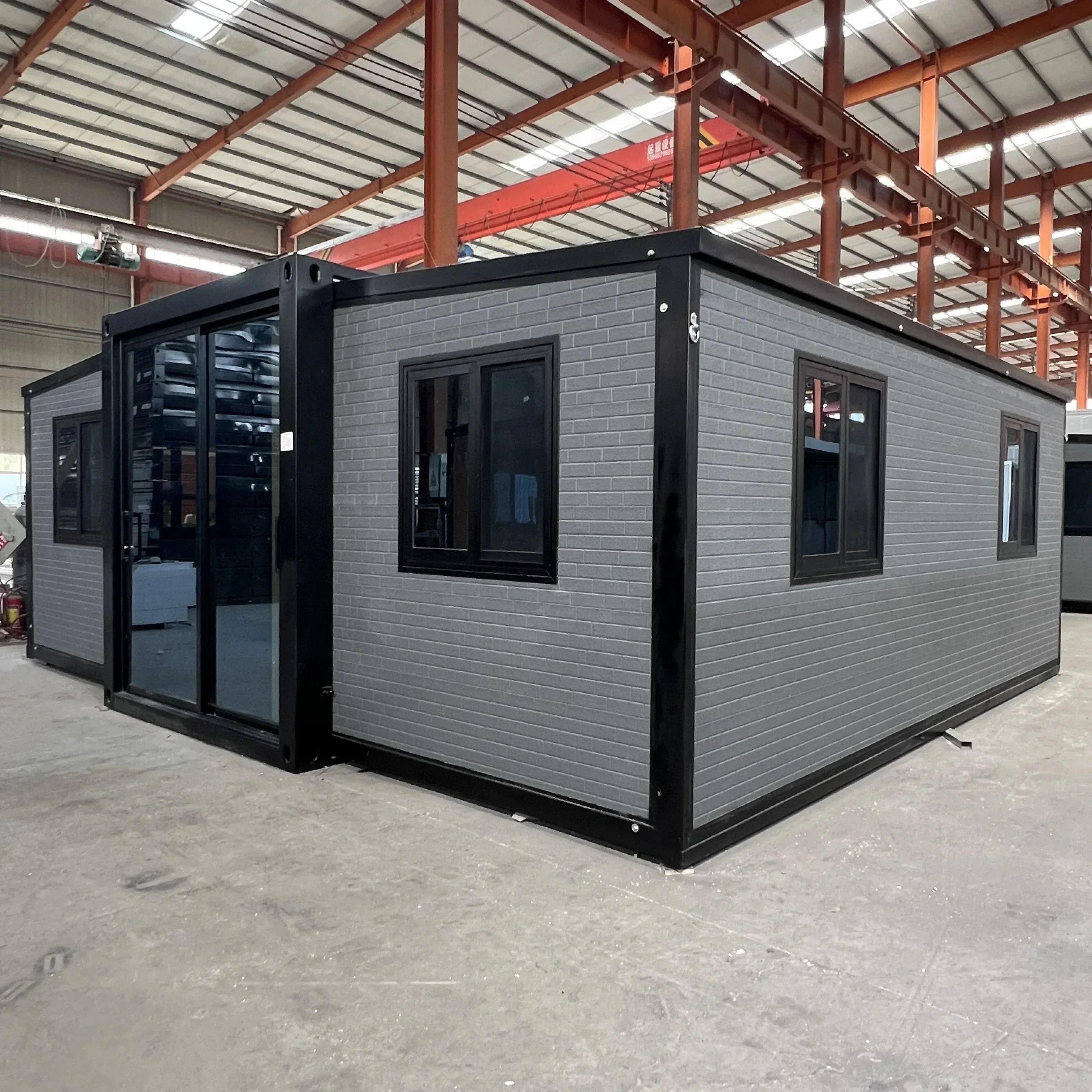 2024 Newest Design Steel Structure Australian Flat Expandable Container House With Modular Houses Prefab House Full Bathrooms