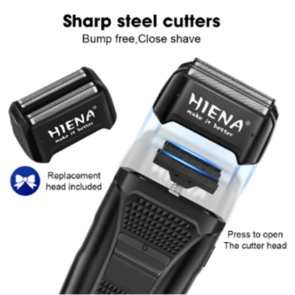 HIENA Clipper Electric Hair Trimmer for men Electric shaver professional Men's Hair cutting machine Wireless barber trimmer