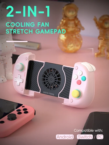 Imagen 2 del producto Controlador inalámbrico DATA FROG X3 con gatillo de Joystick Hall para Android Switch, mando para juegos de PC con doble vibración